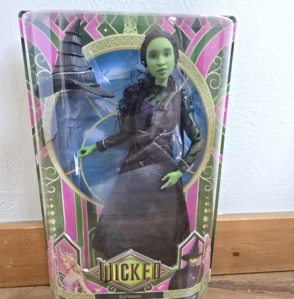 Mattel Wicked Movie Elphaba Doll COLLECTIBLE MISPRINT - NEW